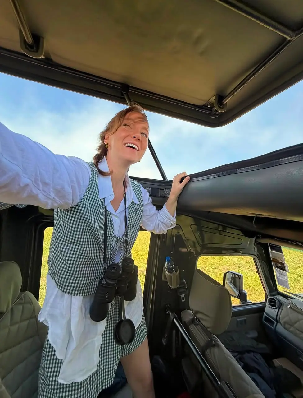 Popped up for a game drive selfie
