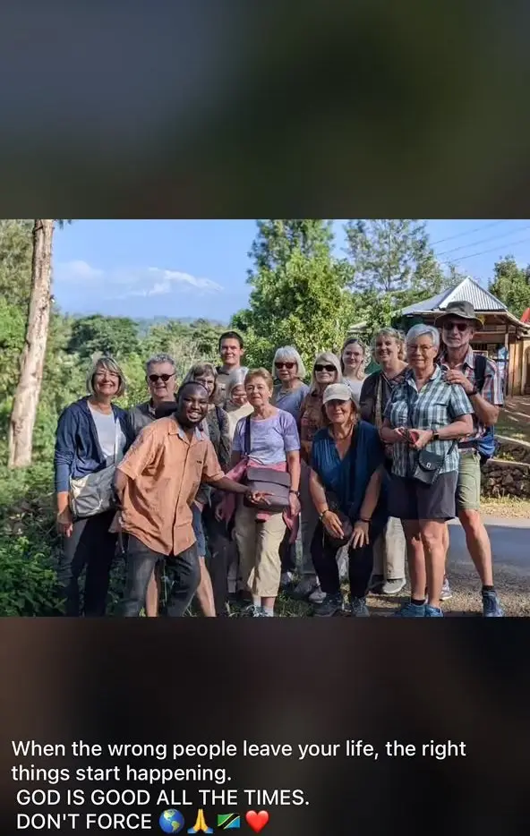 Tour group near Marangu